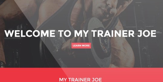 My Trainer Joe Website